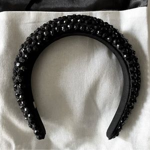 Mary Jane Claverol padded crystal headband. New.